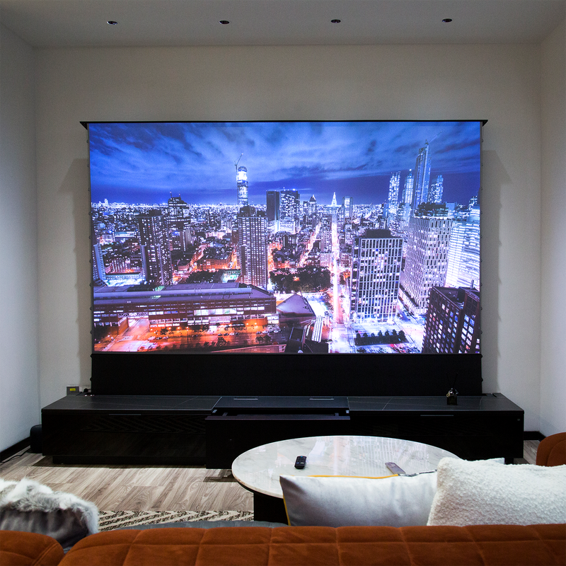 100''-120'' Cinematic+ ALR Motorized Floor Rising Acoustic Screen