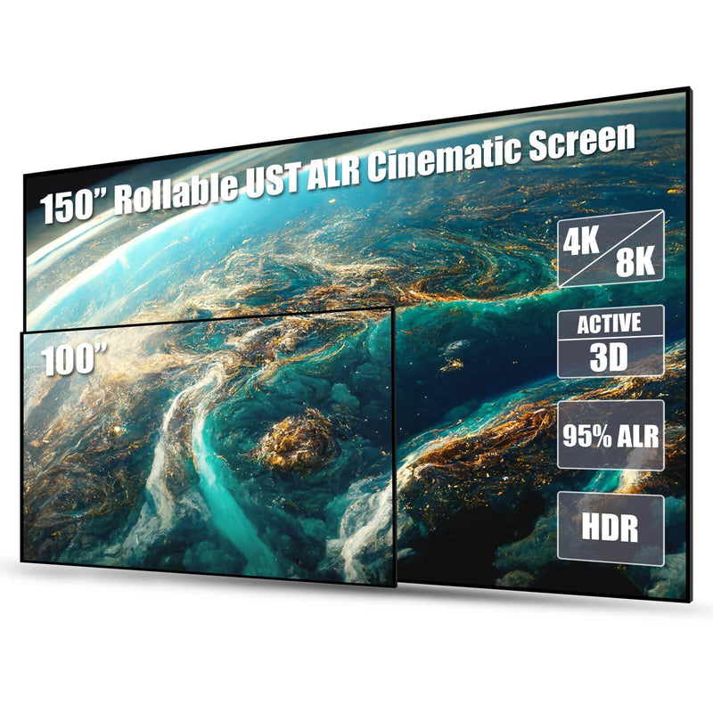 100"-132" Lenticular Cinematic ALR Screen
