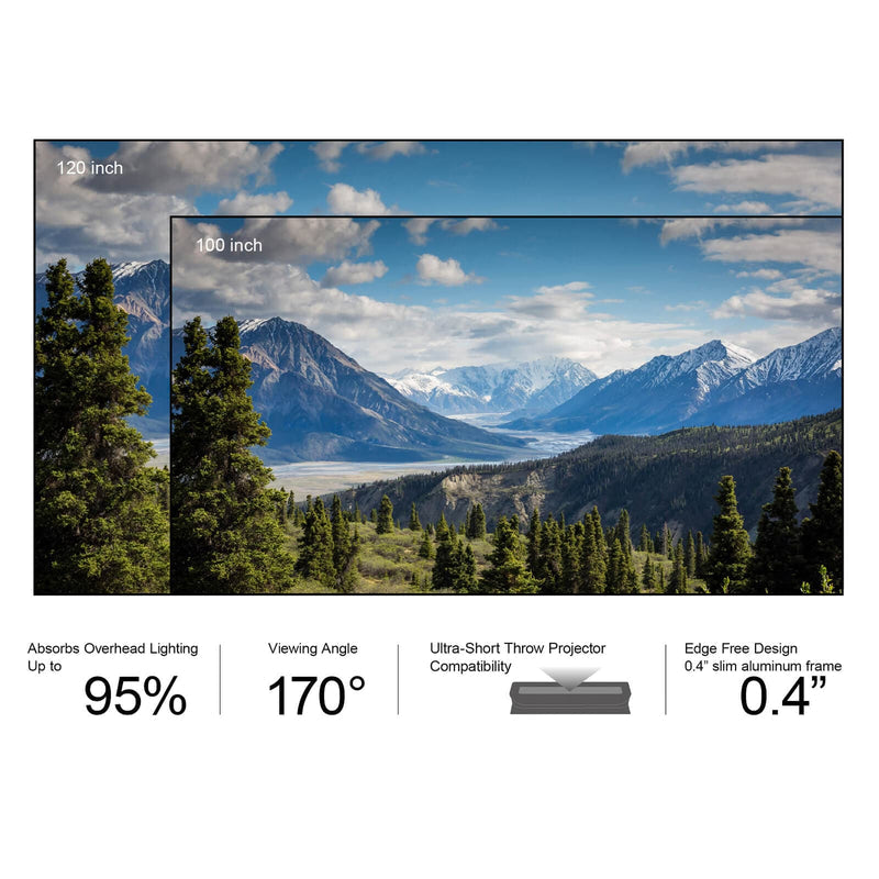 100"-132" Lenticular Cinematic ALR Screen