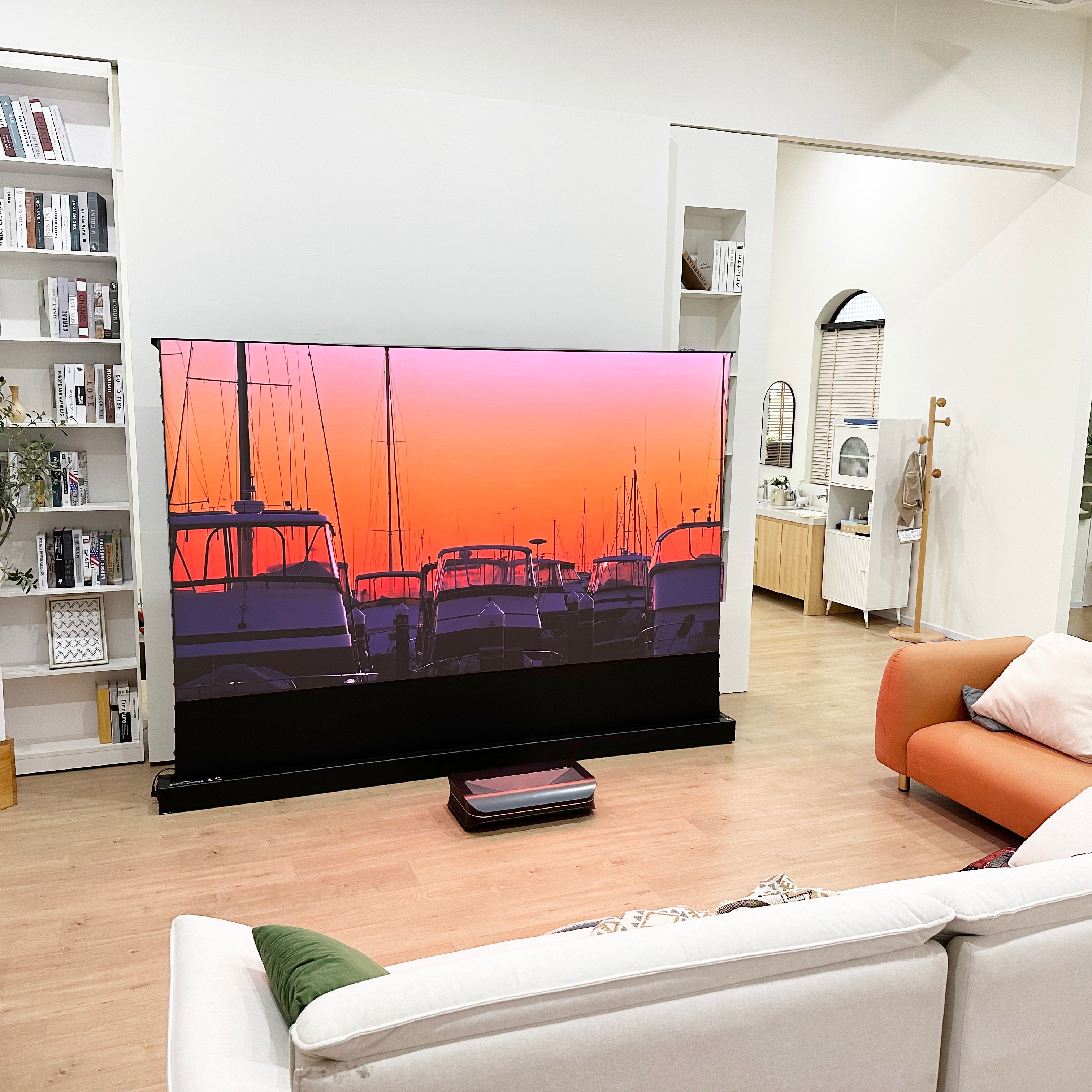 100''-120'' Cinematic+ ALR Motorized Floor Rising Acoustic Screen