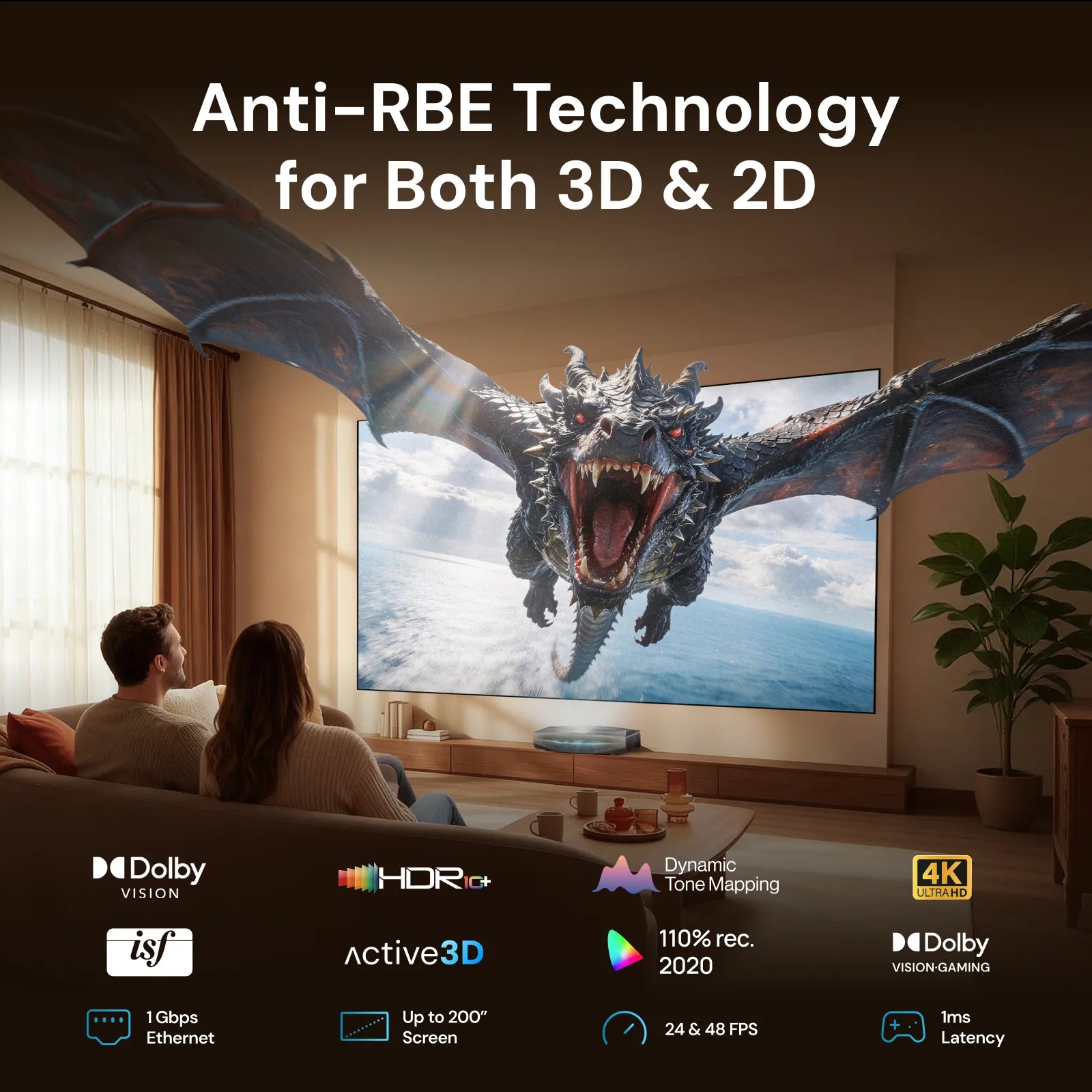 Aetherion Max RGB Laser UST Projector
