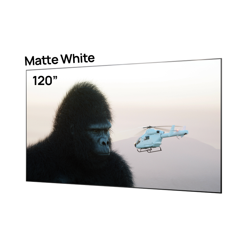 100'' -150'' Matte White Screen